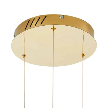 Lampa wisząca CIRCLE 60+60+60 LED złoty połysk na 1 podsufitce - DN924-60+60+60 gold - Step Into Design
